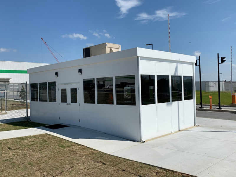 Prefab Security Building Installed at Irving Tissue Company - SafeSpace ...